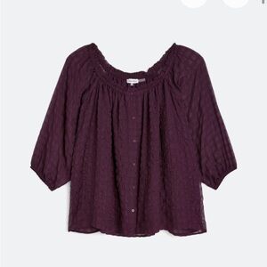 Chic Plum Blouse for Women